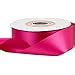 Amazon Vatin Solid Color Double Faced Hot Pink Satin Ribbon