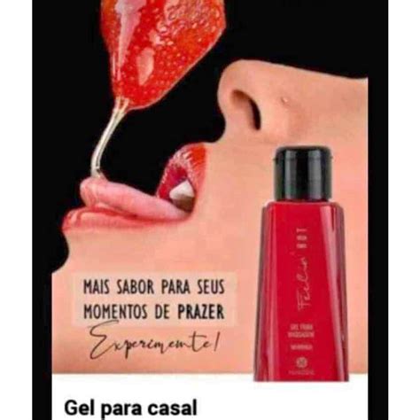 Gel Hot Para Massagem Sensual Sabor Morango Hinode Ml Shopee Brasil