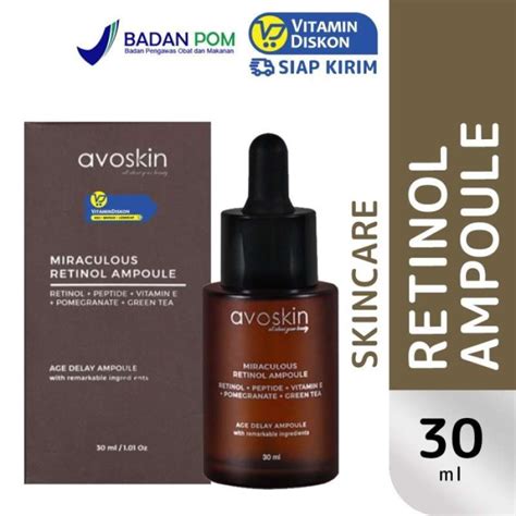 Avoskin Retinol Beauty Review Pemakaian Sebulan Avoskin Miraculous