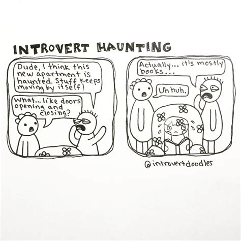 Introvert Haunting Introvert Doodles