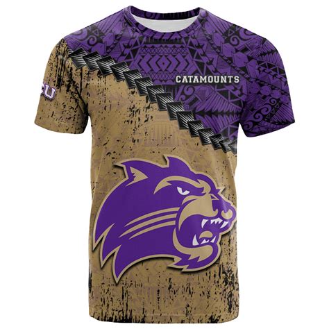 Buy Western Carolina Catamounts T Shirt Grunge Polynesian Tattoo Ncaa