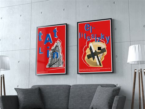 Constructivism Posters | El Lissitzky & V. Tatlin :: Behance