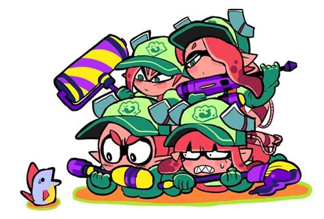 Pin By 🐇 E 🐇 On Games Splatoon Salmon Run Nintendo Fan Art