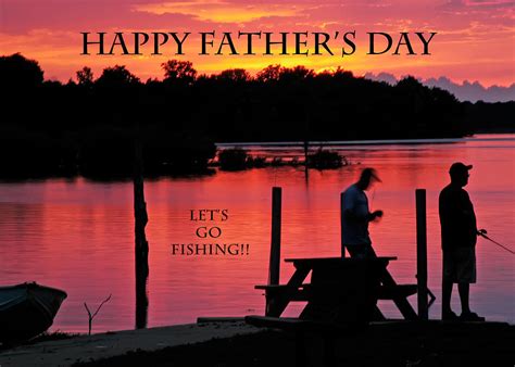 Dad Happy Fathers Day Lets Go Fishing Photograph By Randall Branham