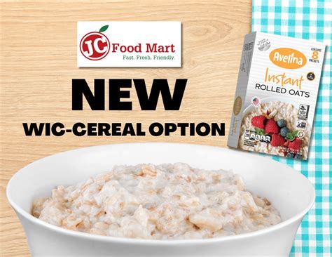 NEW WIC CEREAL OPTION JC Food Mart