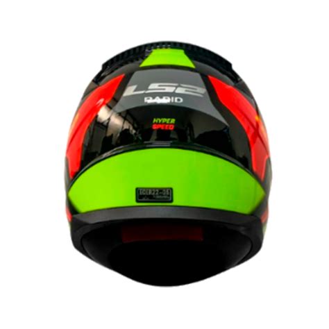 Casco Ls Ff Hyper Negro Naranja Lucero Tu Tienda Online