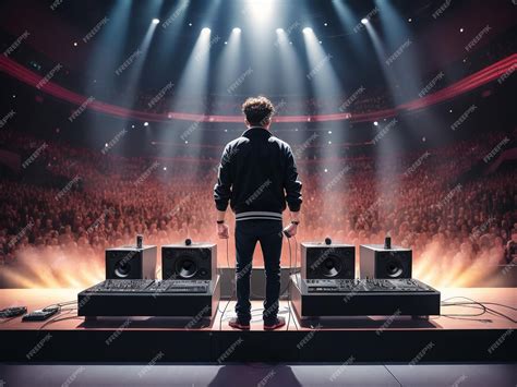 Premium Photo Travis Scott Performing Live On Concert Famous Rap