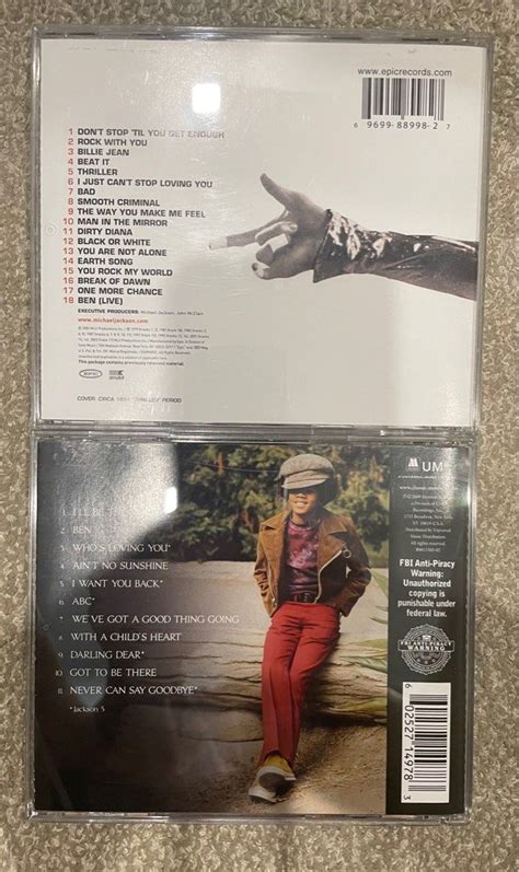 CD Pop Dance Michael Jackson 1 Number Ones 2 The Stripped Mix