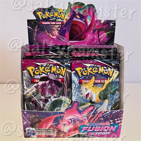 Fusion Strike Booster Pack Pokemon TCG Elite Trainer Box Etb Sword