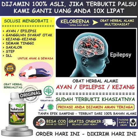 Jual Obat Ayan Epilepsi Sering Kejang Kejang Step Demam Tinggi Gangguan