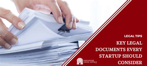 Key Legal Documents Every Startup Should Consider ...