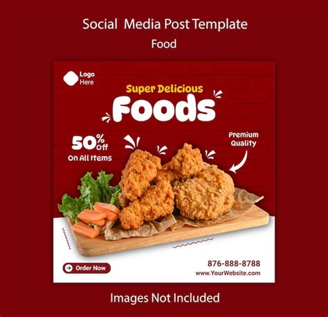 Premium Vector Food Menu And Restaurant Social Media Banner Template