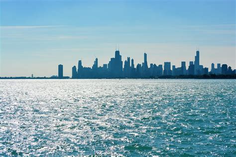 Free Stock Photo Of Chicago Chicago Skyline Lake And Skyline