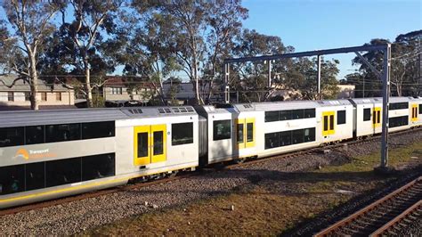 Sydney Trains A3 Waratah Set Arriving At Ingleburn Youtube