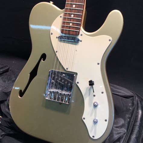 FENDER SQUIER TELECASTER SEMI HOLLOW BODY ELECTRIC GUITAR, WITH TWO ...