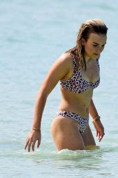 Tallia Storm In Floral Bikini In Barbados December Celebmafia