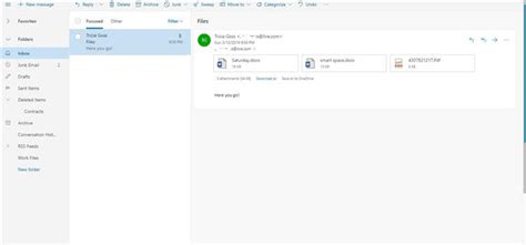 Как скачать вложения из почты Outlook на Outlook.com