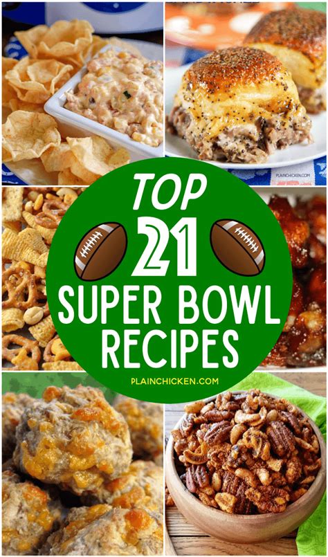 Top 21 Super Bowl Recipes Plain Chicken