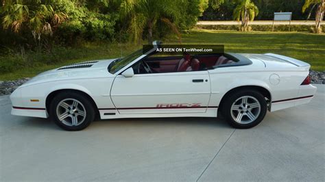 1989 Chevy Camaro Iroc - Z Convertible 66k Auto Car Fax L@@k