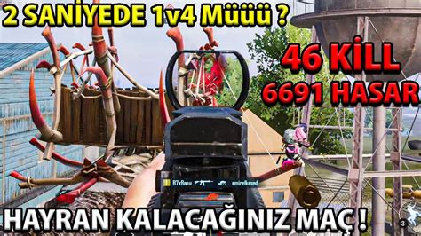 2 Sanİyede 1v4 Müüü 46 Kİll Mİİ Hayran KalacaĞiniz O MÜthİŞ MaÇ