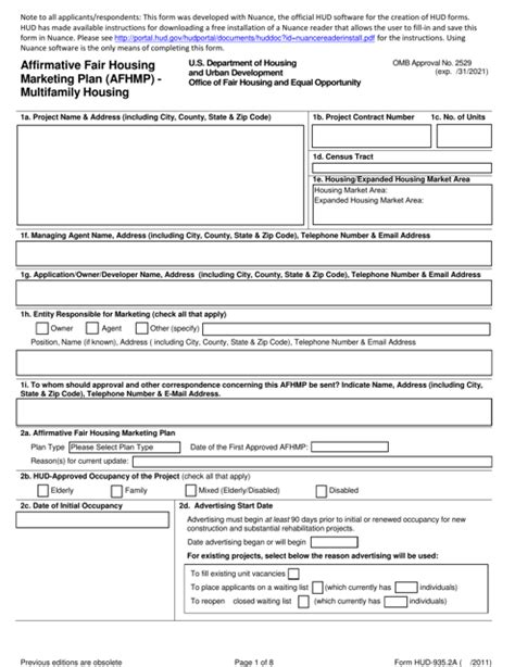 Form Hud 935 2a Fill Out Sign Online And Download Fillable Pdf Templateroller