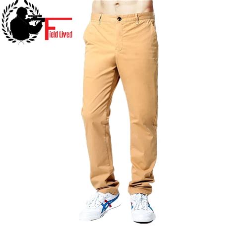 Summer Casual Khaki Pant Men Formal Plus Size Big Tall 36 44 40 44 46 48 Khaki Stretch Army ...