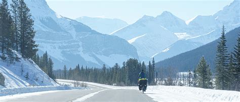 Cycling the Icefields Parkway in winter | Henk van Dillen