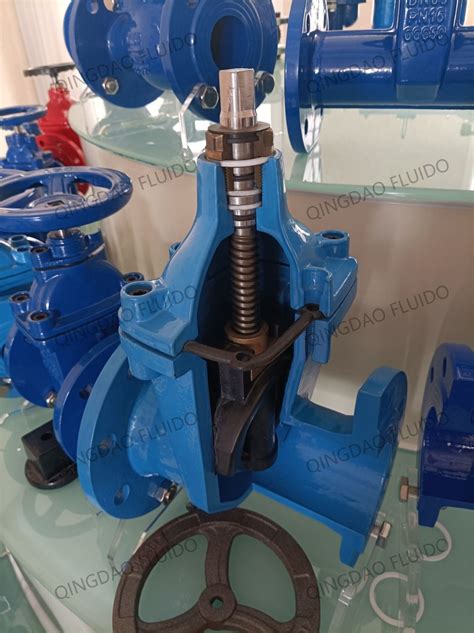 Ductile Cast Iron Nrs Resilient Seated Ggg50 Gate Valve China Ggg50