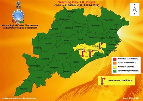 Imd Issues Heat Wave Warning For Three Odisha Districts Odishabytes