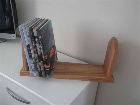 Large Oak Book Trough Rack Stand Storage Etsy Uk Storage