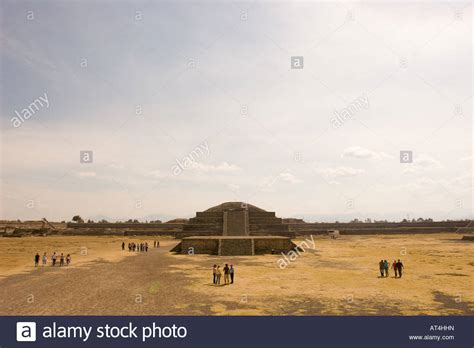 Front View Of The Quetzalcoatl Feathered Serpent Pyramid Temple In