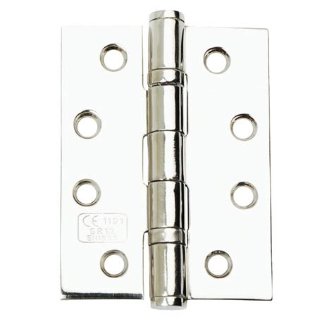 4 Inch Chrome Ball Bearing Hinge Ray Grahams DIY Store