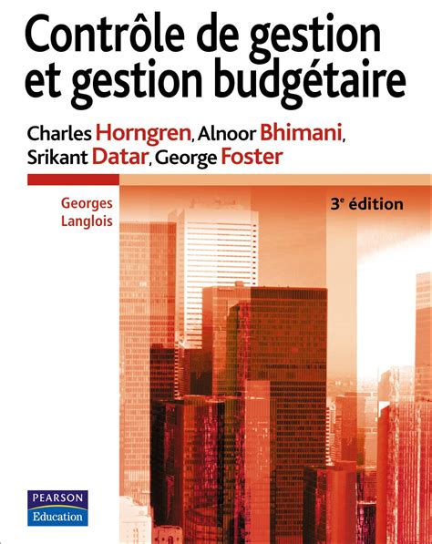 Amazon.com: CONTROLE DE GESTION ET GESTION BUDGETAIRE 3E EDITION ... 