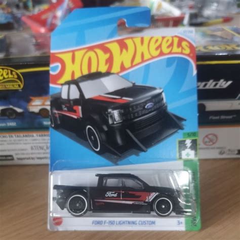 V HOT WHEELS FORD F LIGHTNING CUSTOM BLACK Shopee Malaysia