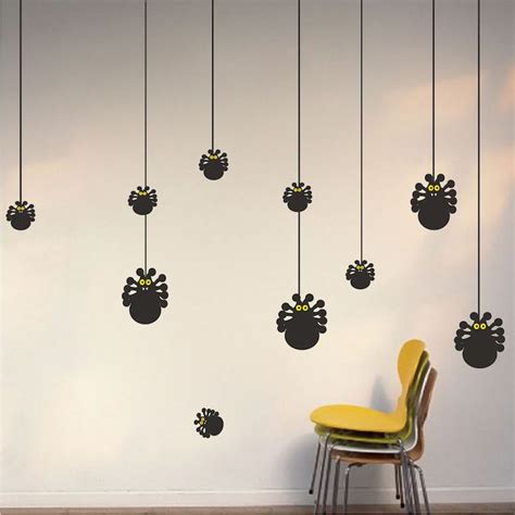 Spider Wall Decals Halloween Stickers Spider Wall Temporary