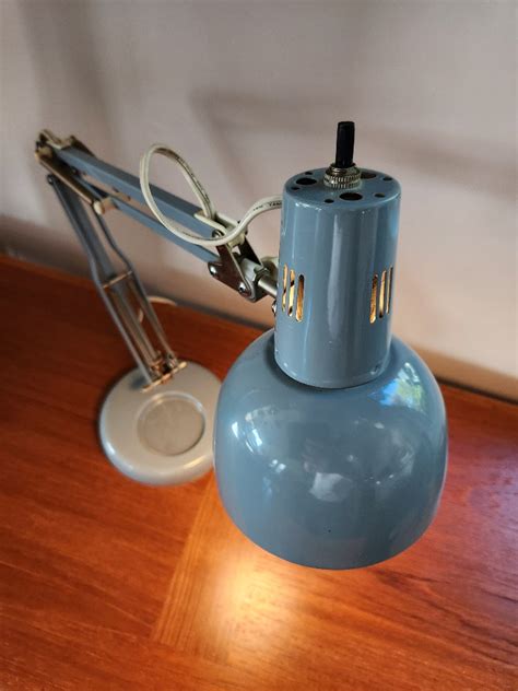 Vintage Grey Architects Desk Lamp Cook Street Vintage