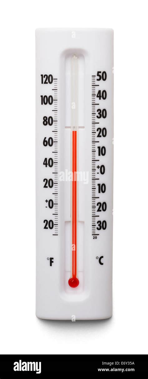 Wetter Thermometer Isolated On White Background Stockfotografie Alamy