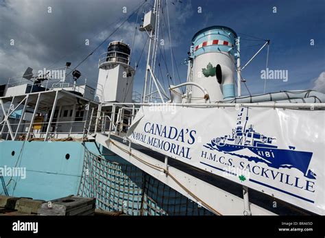 HMCS Sackville in Halifax Harbour, Nova Scotia Stock Photo - Alamy