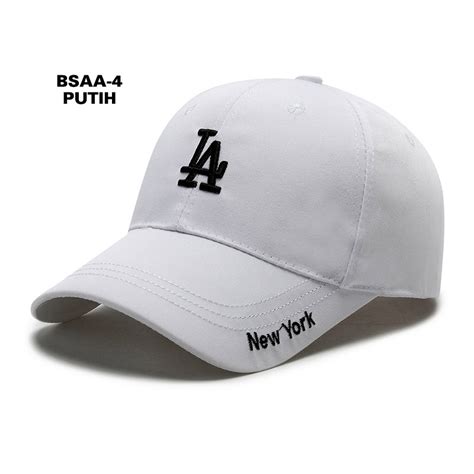 Jual Topi Pria Wanita Baseball Fashion Outdoor La New York Casual Cap Sport Kualitas Bahan