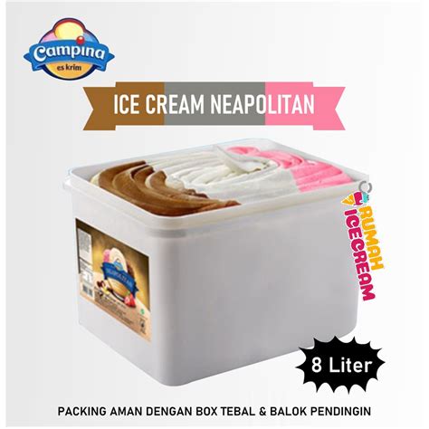 Jual Ice Cream 8 Liter Campina Shopee Indonesia