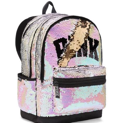 Pink Victorias Secret Bags New Pink Victorias Secret Bling Campus Backpack Poshmark