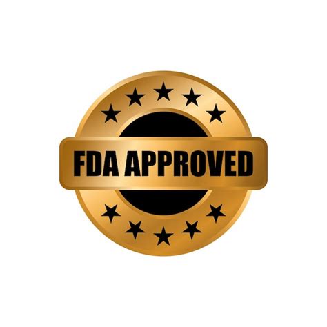 Premium Vector Fda Approved Food And Drug Administration Stamp Icon