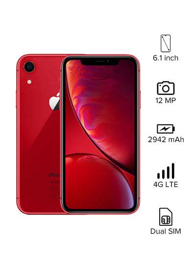 سعر iPhone XR With FaceTime Red 128GB 4G LTE International Version فى