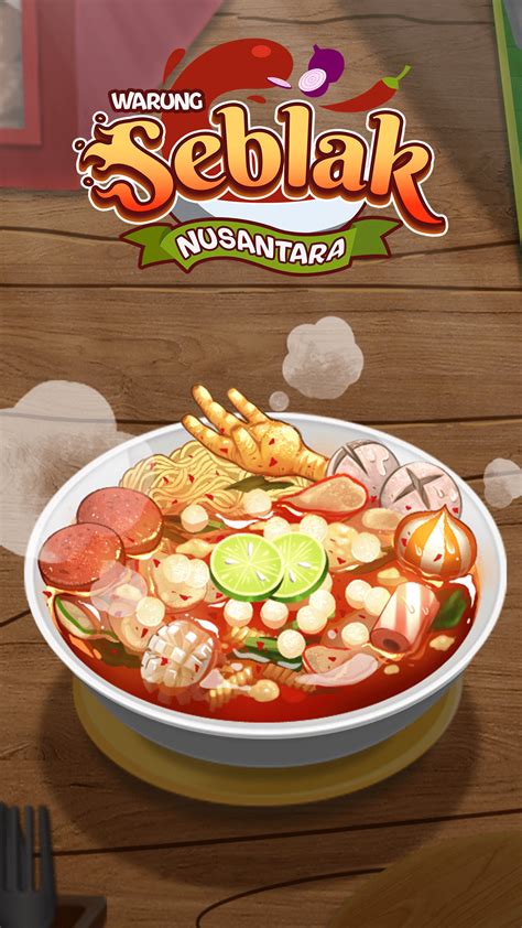 Gambir Studio Rilis Game Baru Bertema Kuliner Warung Seblak Nusantara