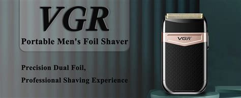 Amazon.com: VGR 331 Electric Shaver/Razor for Men, Cordless Double ...