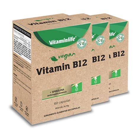 Kit De Vitamin B Veganas Vitaminlife C Psulas Unidades