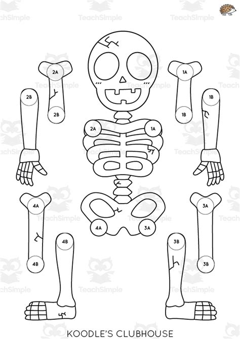 Halloween Skeleton Puppet Crafts By Teach Simple