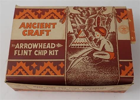 Ancient Craft Arrowhead Flint Chip Kit Auction