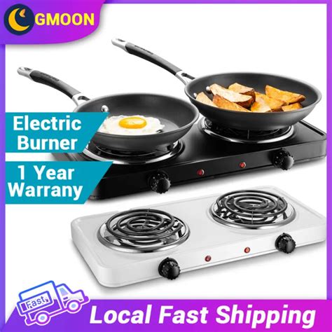 GMOON Portable Electric Coil Burner Countertop Hot Plate Home Outdoor Automatic Temperature