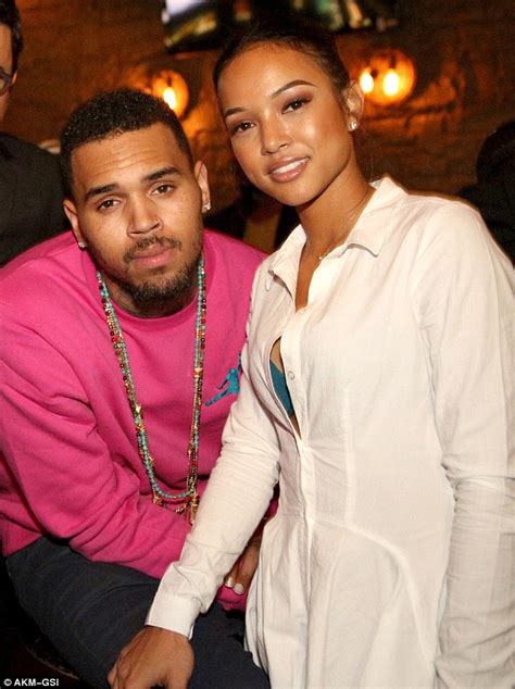 Chris Browns On Off Girlfriend Karrueche Tran Brandishes Two Massive